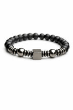 Obsidian Cube ( Bracelet )